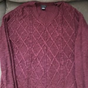“Rue 21” Maroon Sweater!